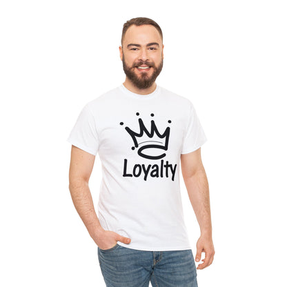 Camiseta unisex de algodón pesado - Corona negra de lealtad