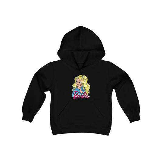Sudadera con capucha de mezcla pesada juvenil - Barbie