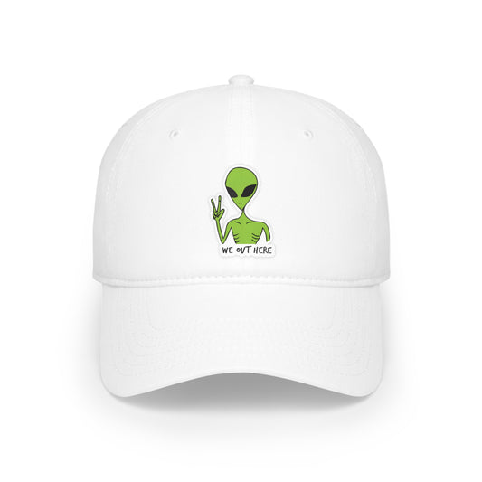 Gorra de béisbol de perfil bajo - Peace Alien