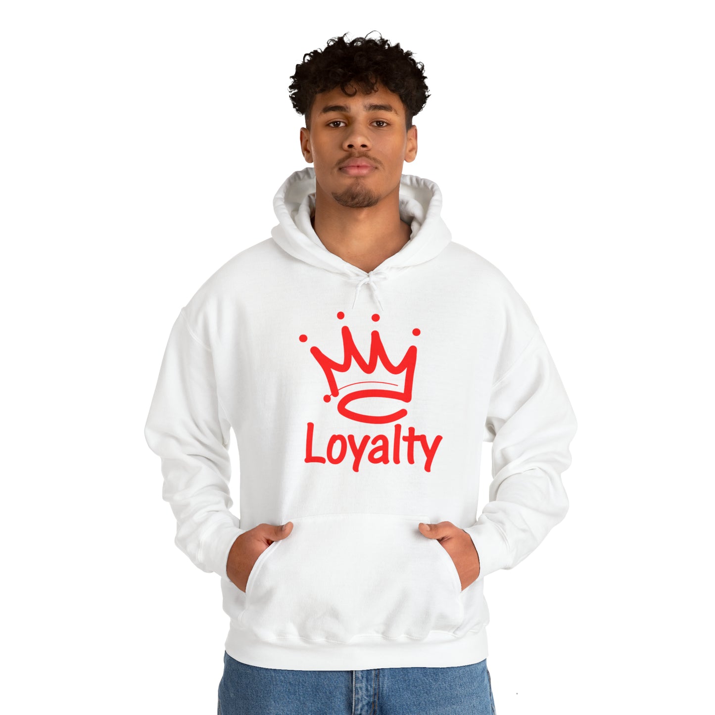 Sudadera con capucha unisex Heavy Blend™ - Corona roja de lealtad