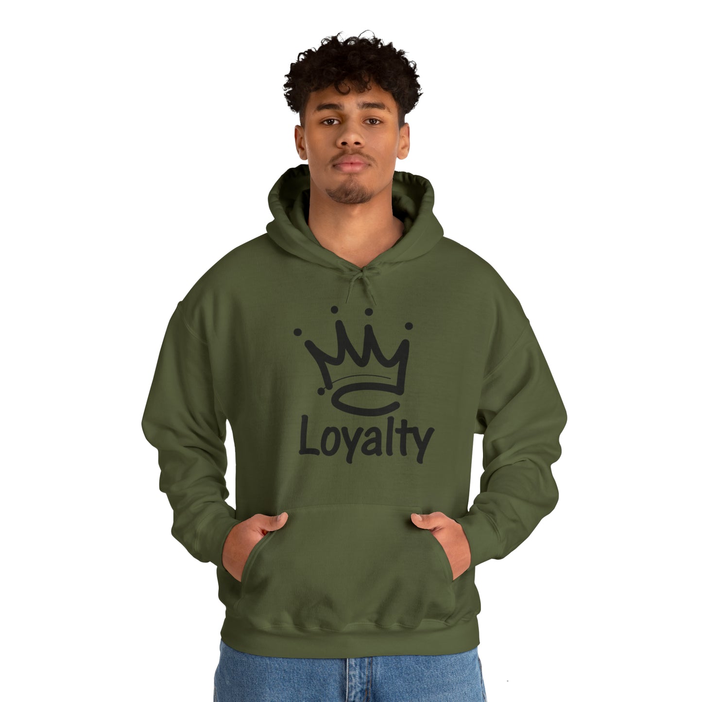 Sudadera con capucha unisex Heavy Blend™ - Black Crown Of Loyalty