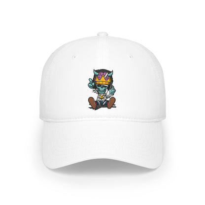 Gorra de béisbol de perfil bajo - Rapero de calavera de cadera