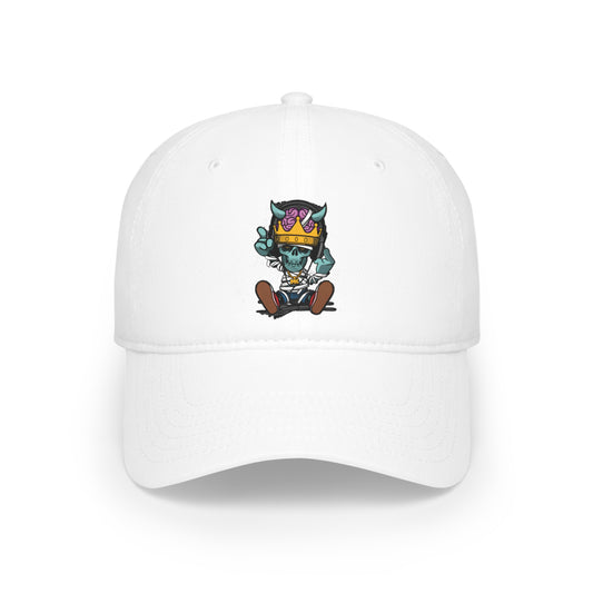Gorra de béisbol de perfil bajo - Rapero de calavera de cadera