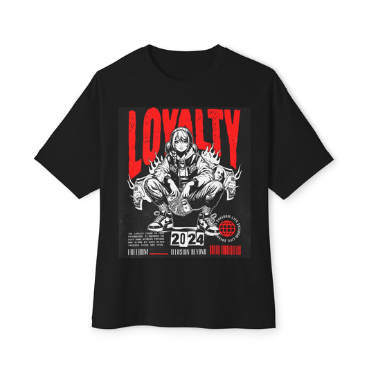 Loyalty Graphic Boxy Tee - Oversized T-Shirt, Streetwear Top, Casual Unisex Clothing