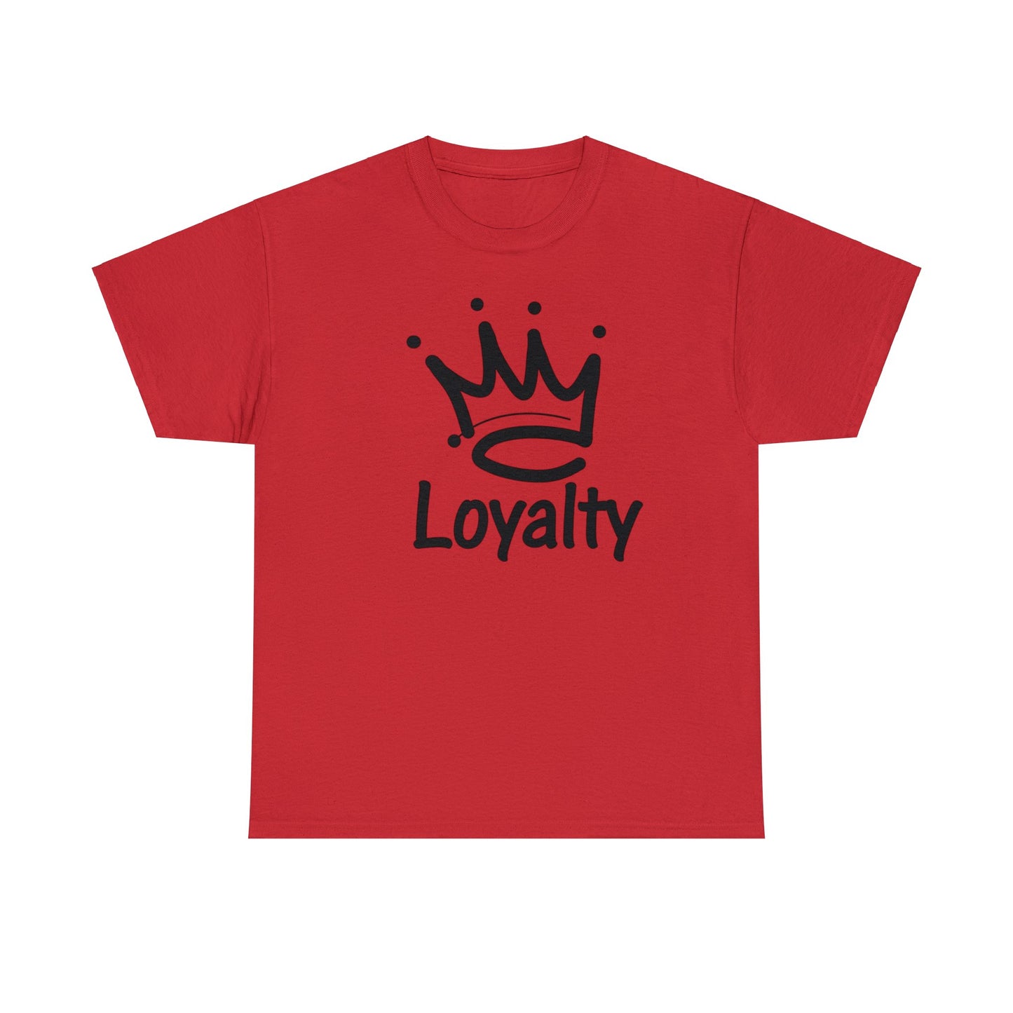 Camiseta unisex de algodón pesado - Corona negra de lealtad