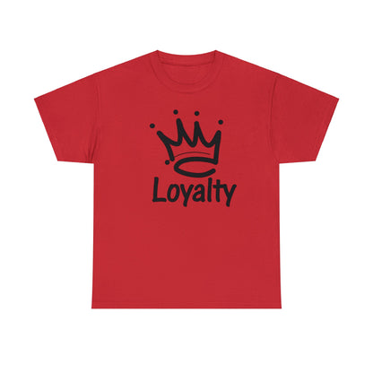 Camiseta unisex de algodón pesado - Corona negra de lealtad