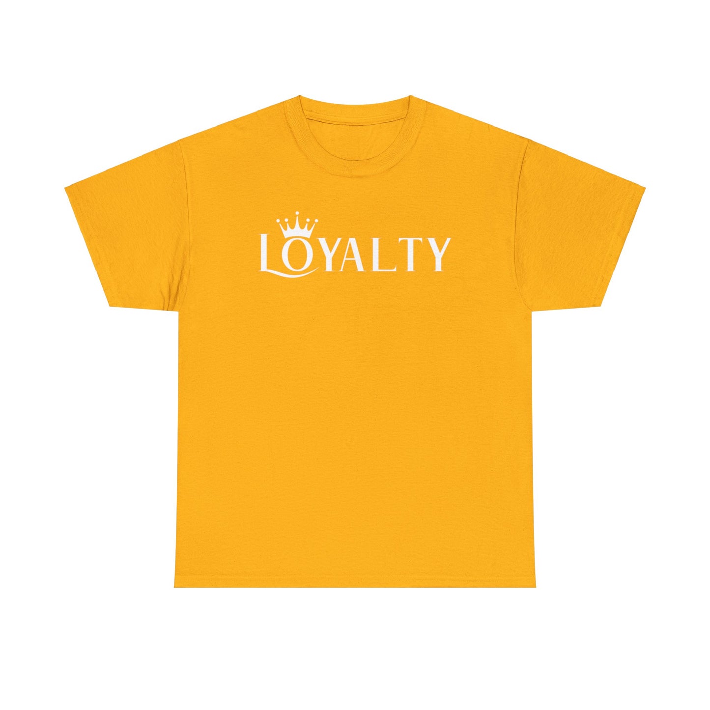 Camiseta unisex de algodón pesado - Reina la lealtad blanca