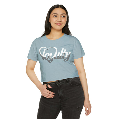 Crop top de festival para mujer - White Heart Of Loyalty