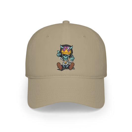 Gorra de béisbol de perfil bajo - Rapero de calavera de cadera