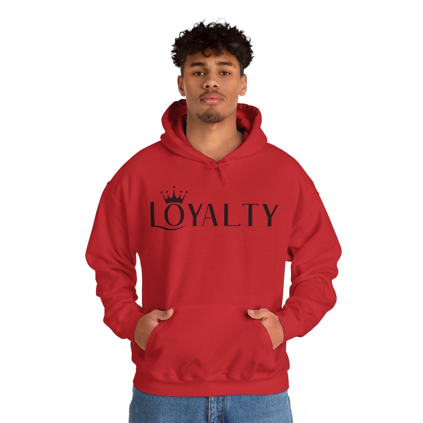 Sudadera con capucha unisex Heavy Blend™ - Negro Loyalty Reigns