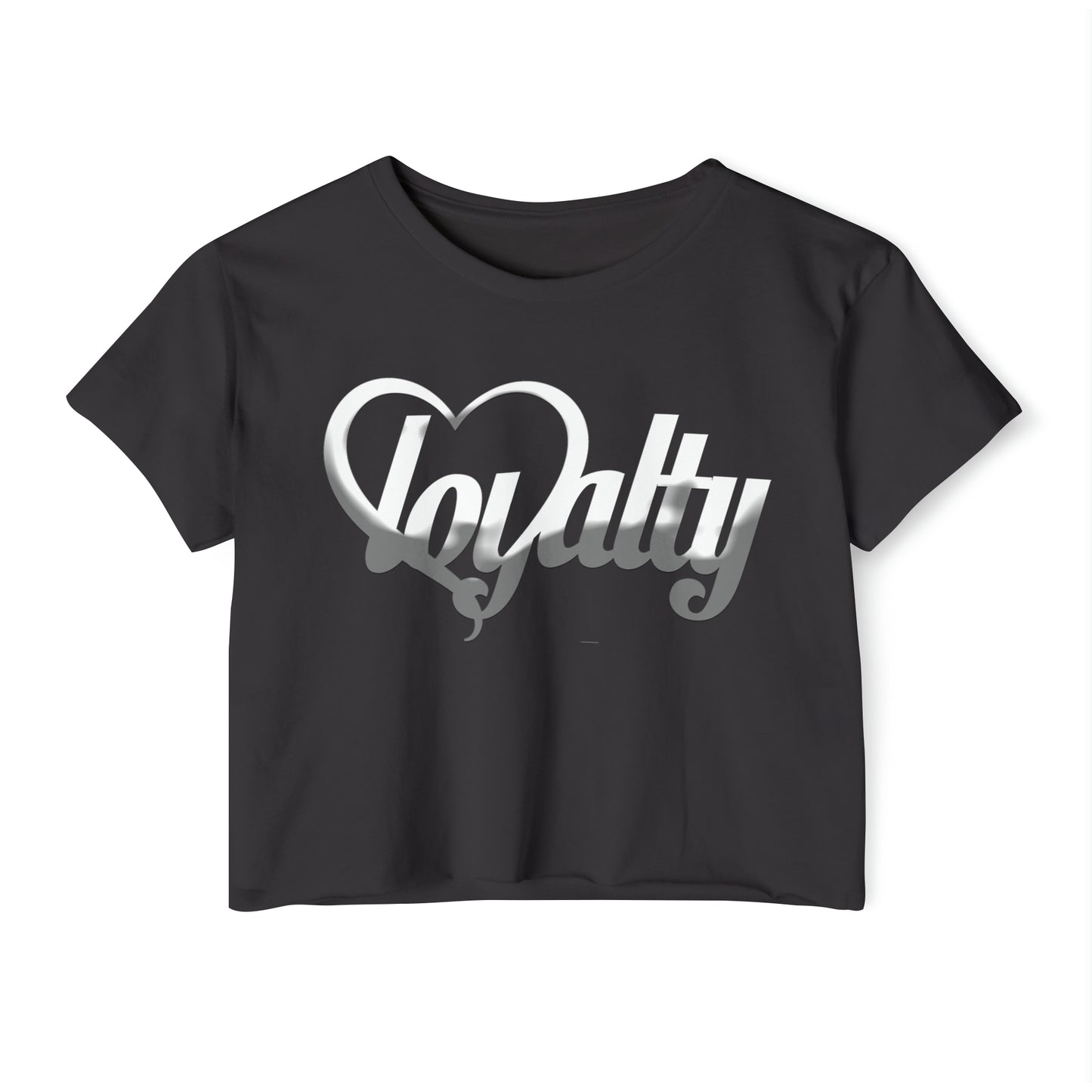Crop top de festival para mujer - White Heart Of Loyalty