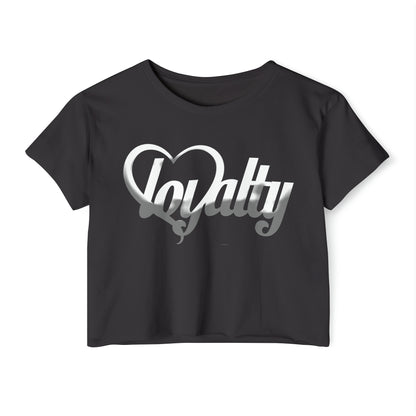 Crop top de festival para mujer - White Heart Of Loyalty