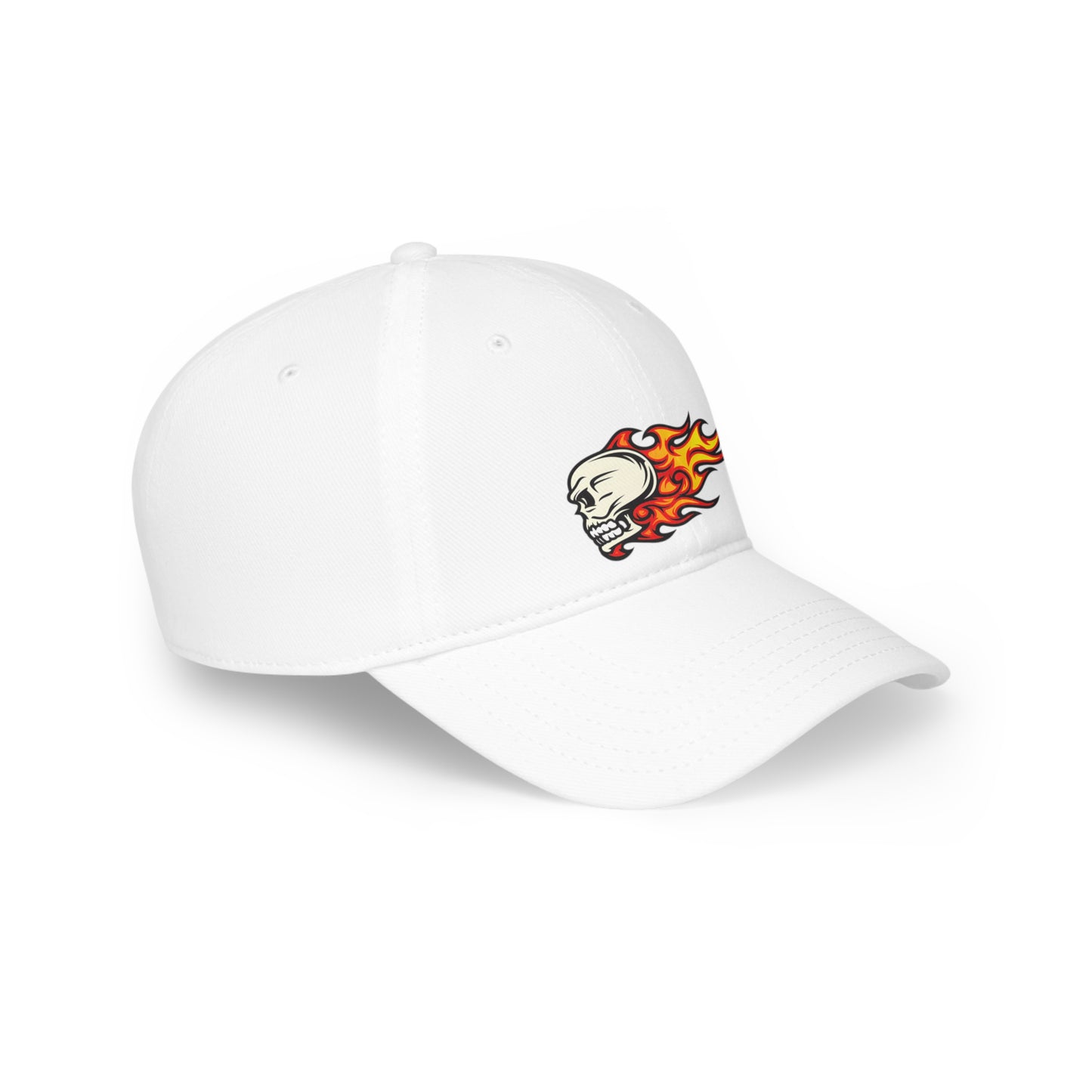 Gorra de béisbol de perfil bajo - Calavera ardiente