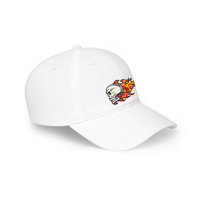 Gorra de béisbol de perfil bajo - Calavera ardiente