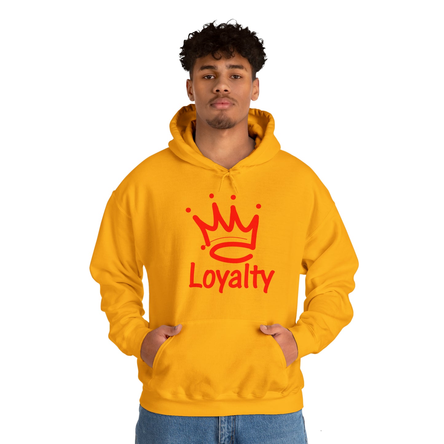 Sudadera con capucha unisex Heavy Blend™ - Corona roja de lealtad