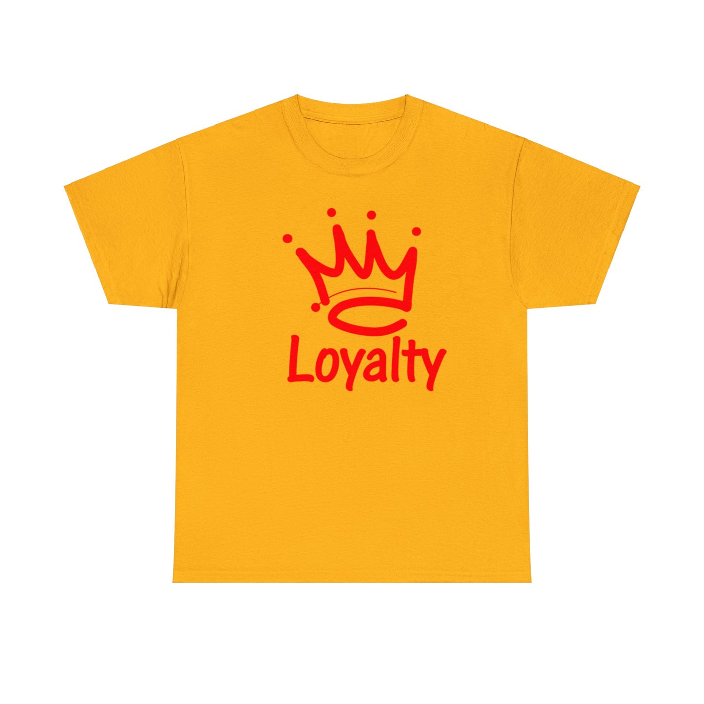 Camiseta unisex de algodón pesado - Corona Roja de Lealtad