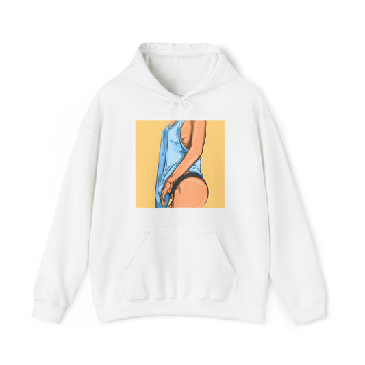 Sudadera con capucha unisex Heavy Blend™ - Mujer joven atractiva