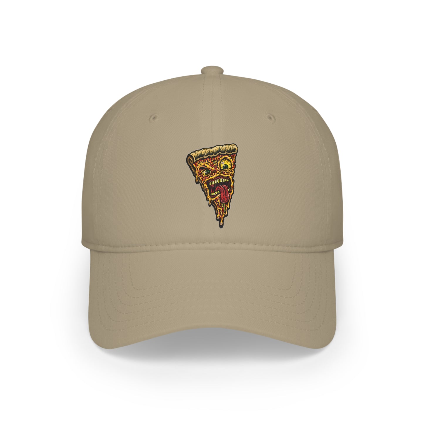 Gorra de béisbol de perfil bajo - Pizza Face Monster