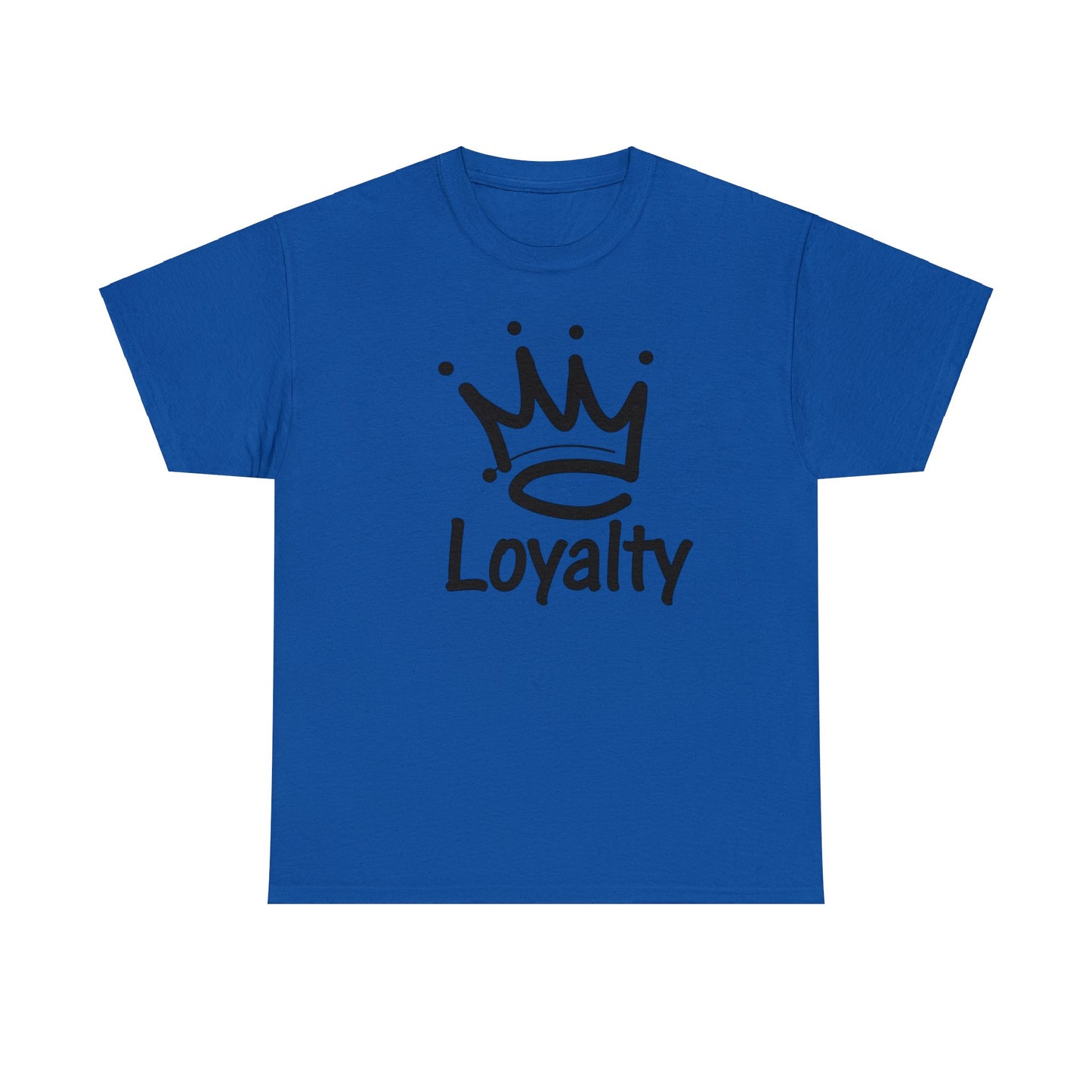 Camiseta unisex de algodón pesado - Corona negra de lealtad