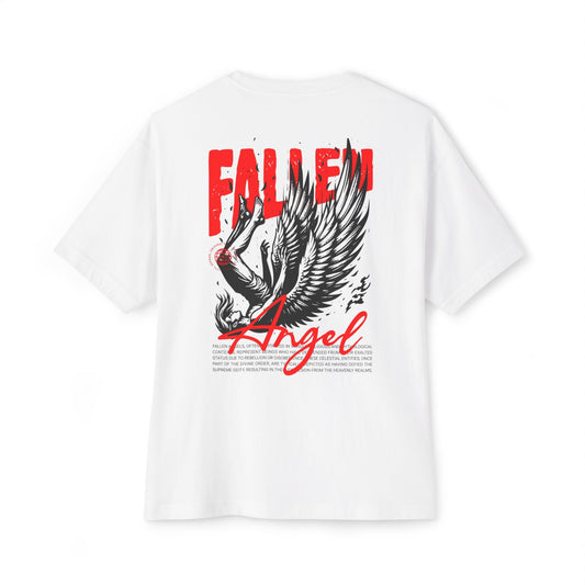 Fallen Angel Unisex Oversized Boxy Tee - Graphic Tee, Casual Wear, Streetwear,  Summer Style