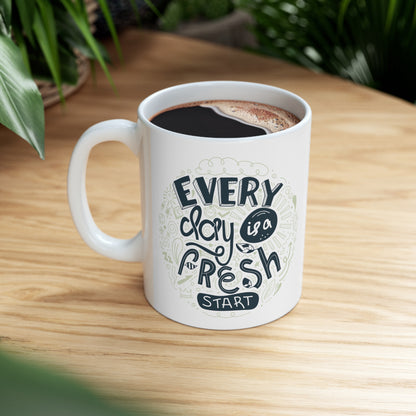 Taza de cerámica 11oz - Cada día es un día fresco