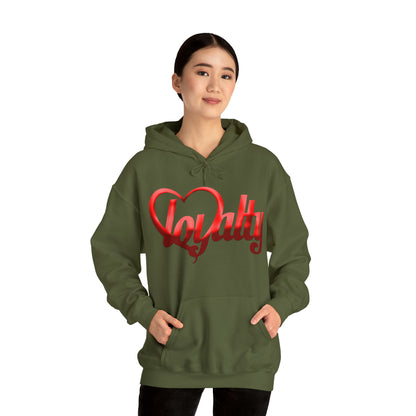 Sudadera con capucha unisex Heavy Blend™ - Corazón rojo de lealtad