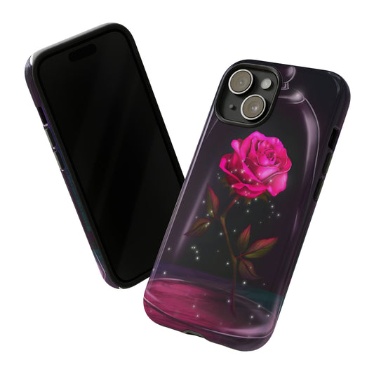 Fundas resistentes Apple iPhone - Rosa de cristal