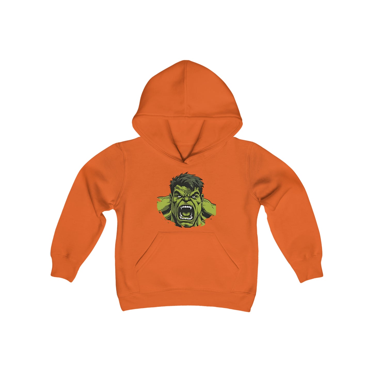 Sudadera con capucha de mezcla pesada para jóvenes - Hulk Angry