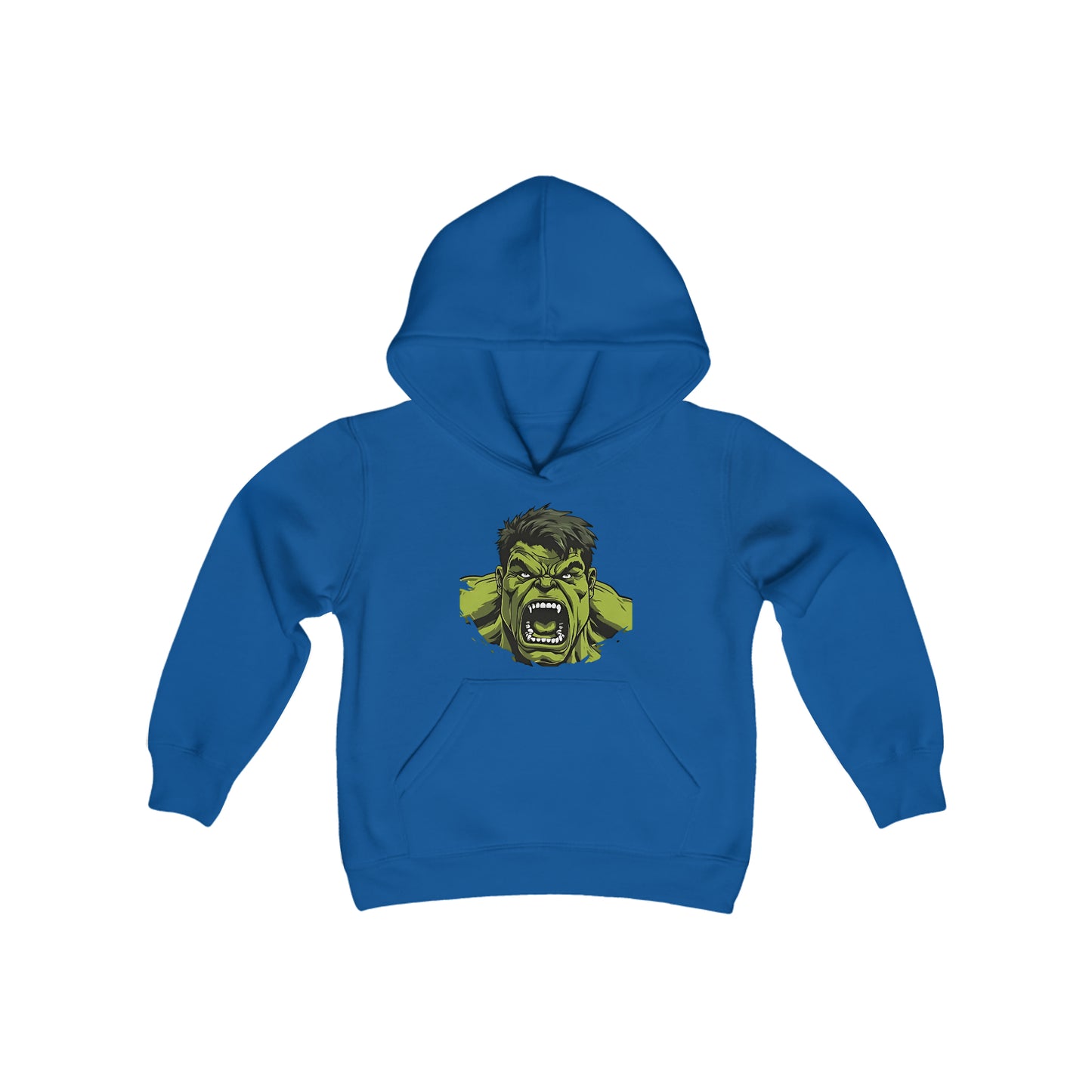 Sudadera con capucha de mezcla pesada para jóvenes - Hulk Angry