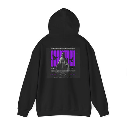Samction Gothic Graphic Hoodie, Unisex Sweatshirt for Fall Fashion