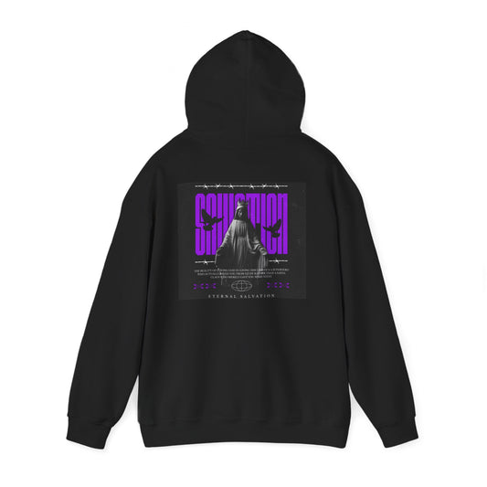 Samction Gothic Graphic Hoodie, Unisex Sweatshirt for Fall Fashion