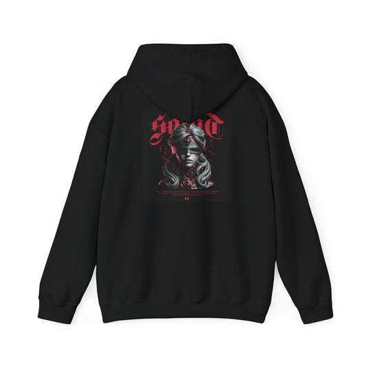 Saint Gothic Art Unisex Heavy Blend Hoodie - Vintage Graphic Sweatshirt, Cozy Streetwear