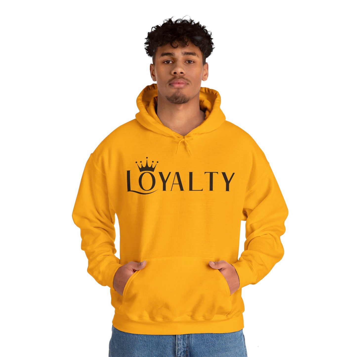 Sudadera con capucha unisex Heavy Blend™ - Negro Loyalty Reigns