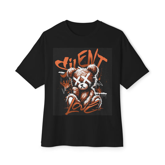 Silent Love - Oversized Tee, Trendy Graphic T-Shirt