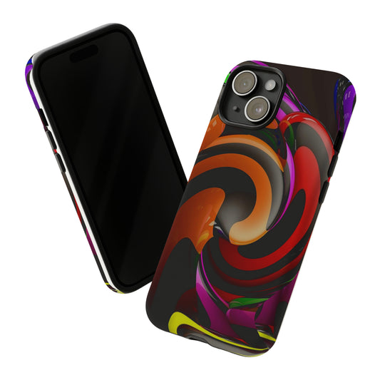 Fundas rígidas Apple iPhone - Mable colorido abstracto