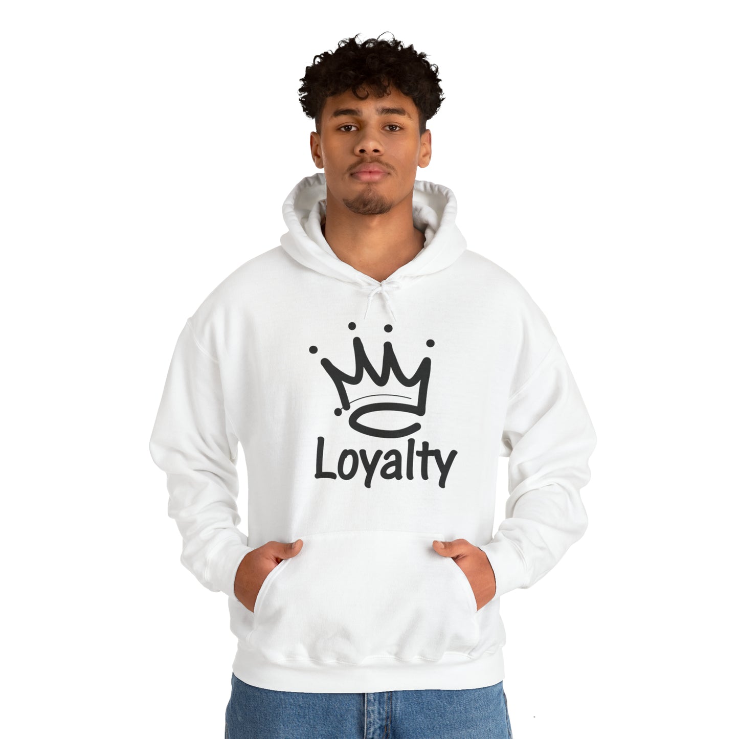 Sudadera con capucha unisex Heavy Blend™ - Black Crown Of Loyalty