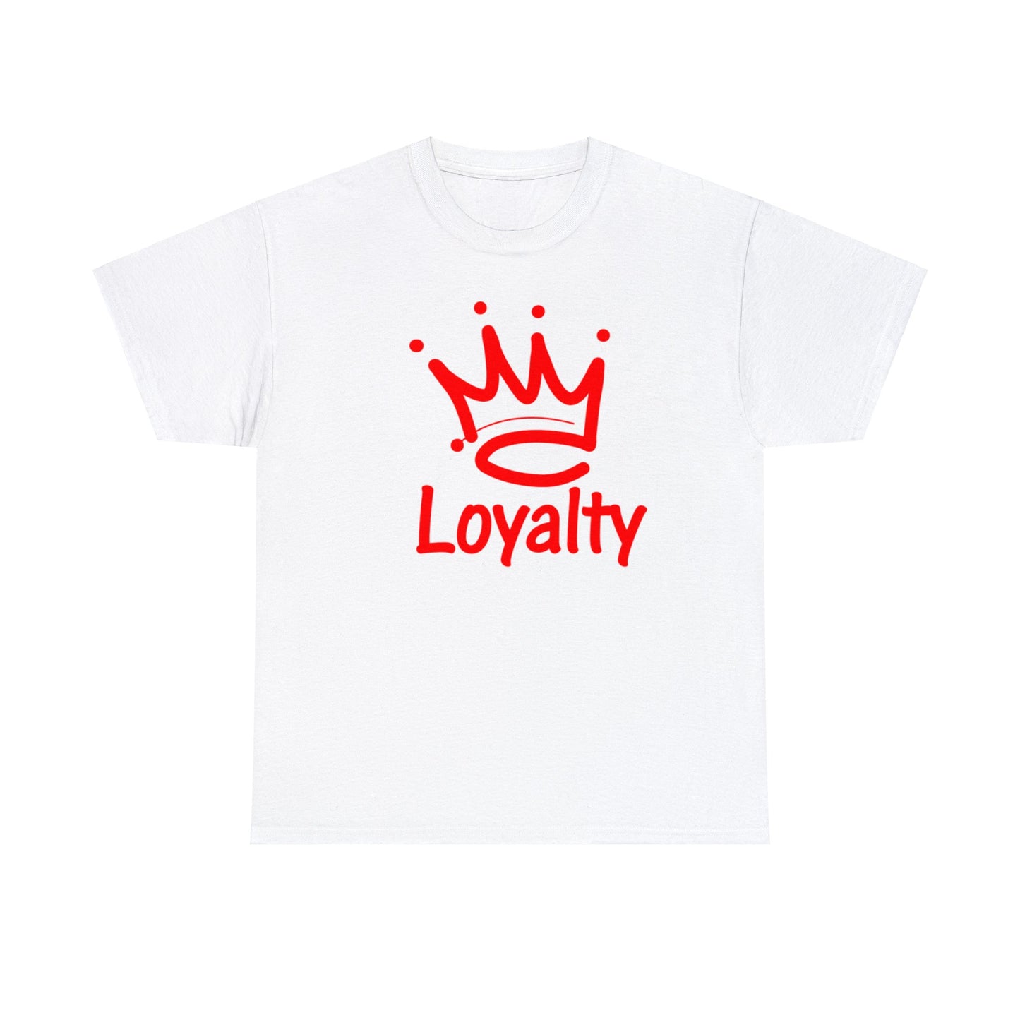 Camiseta unisex de algodón pesado - Corona Roja de Lealtad