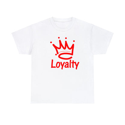 Camiseta unisex de algodón pesado - Corona Roja de Lealtad