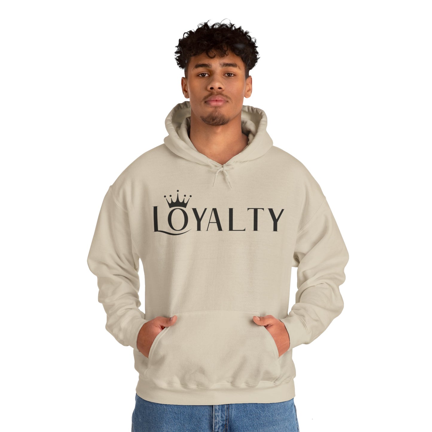 Sudadera con capucha unisex Heavy Blend™ - Negro Loyalty Reigns