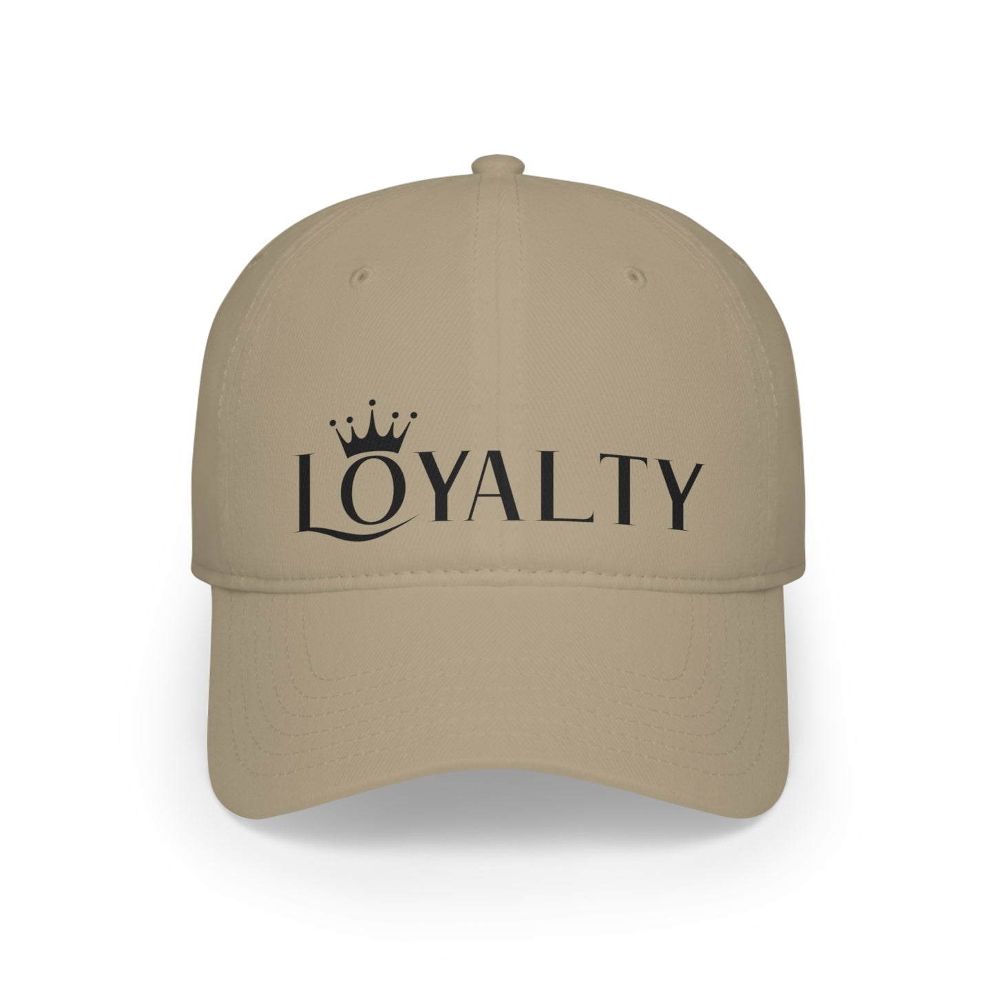 Gorra de béisbol de perfil bajo - Negro La lealtad reina