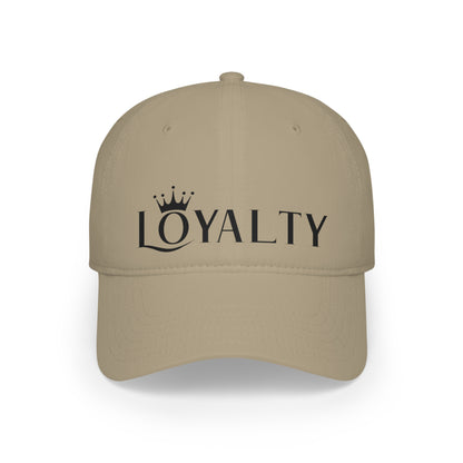 Gorra de béisbol de perfil bajo - Negro La lealtad reina