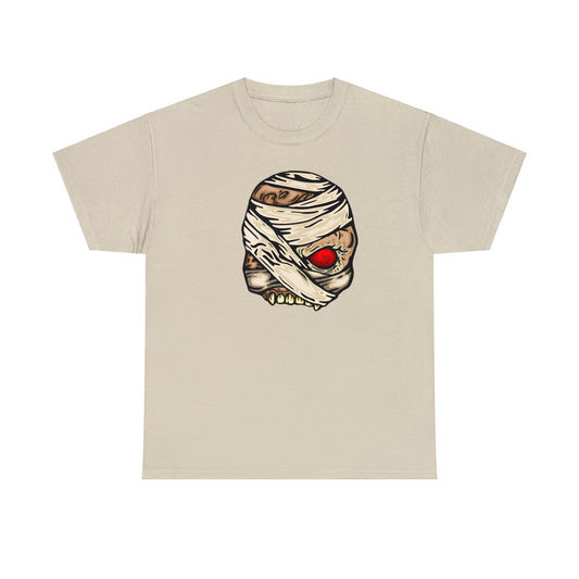 Camiseta unisex de algodón pesado - Cabeza de momia
